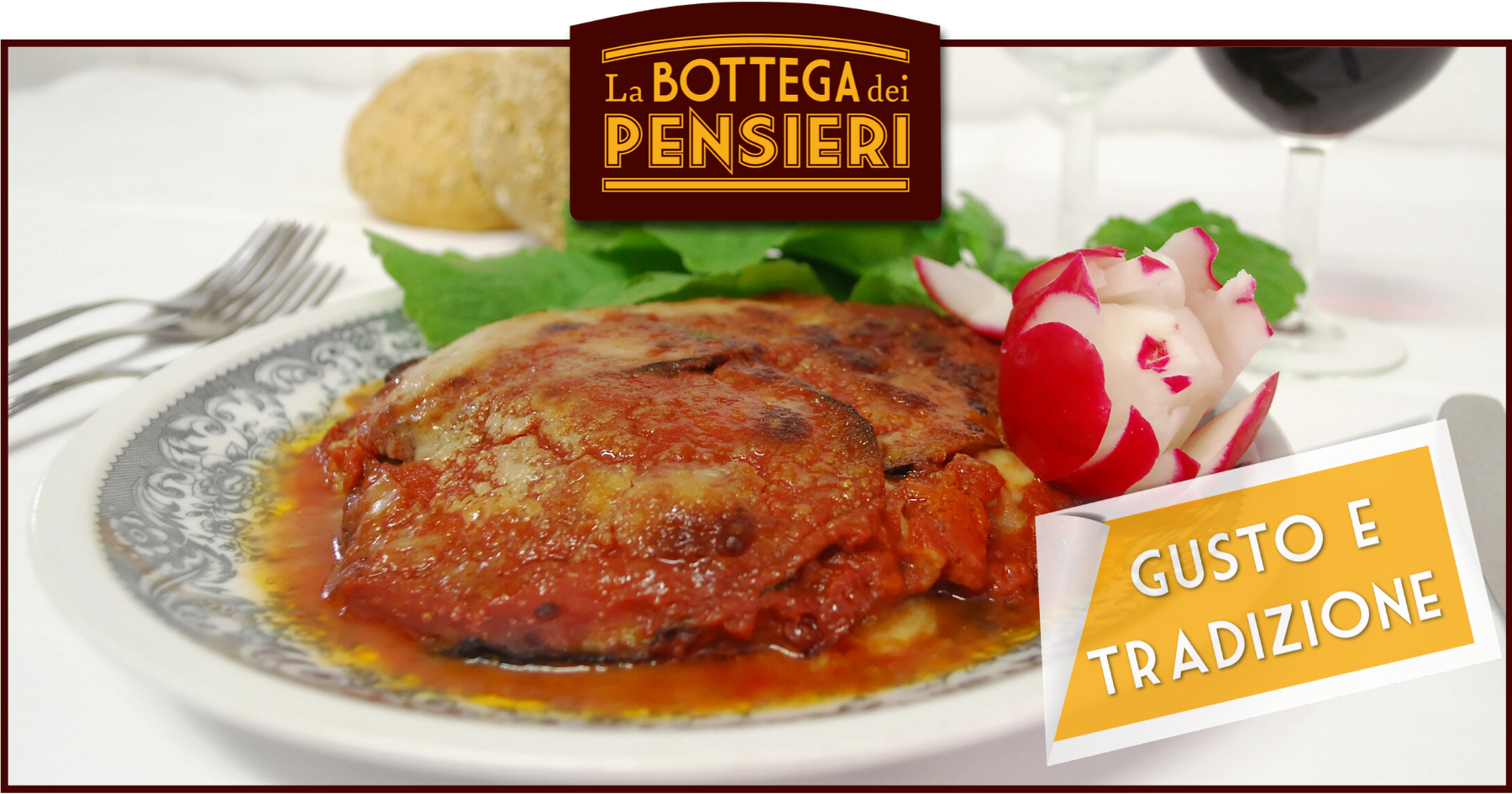 Piatto di Melanzane alla parmigiana