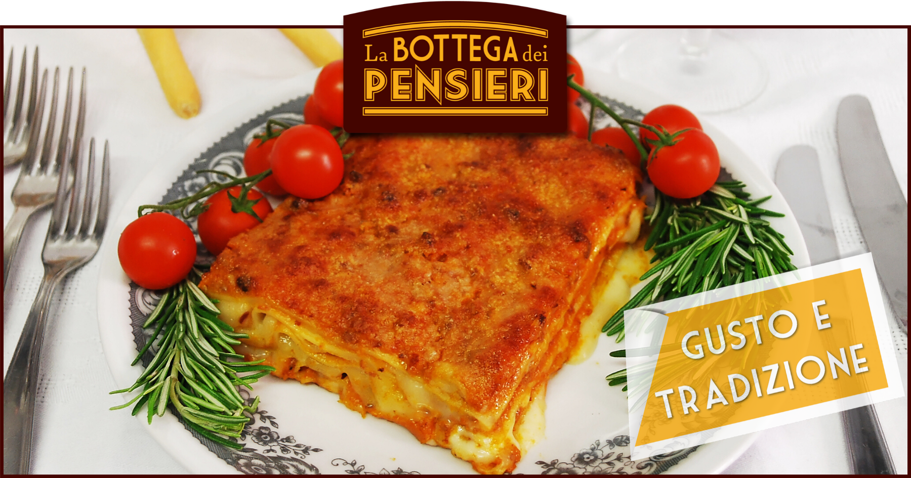 Piatto di lasagne alla bolognese